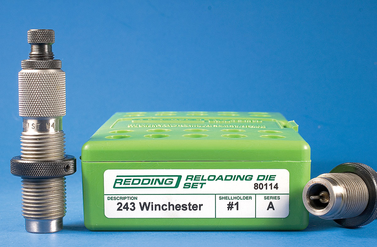 Redding dies were used to reload the .243 Winchester.